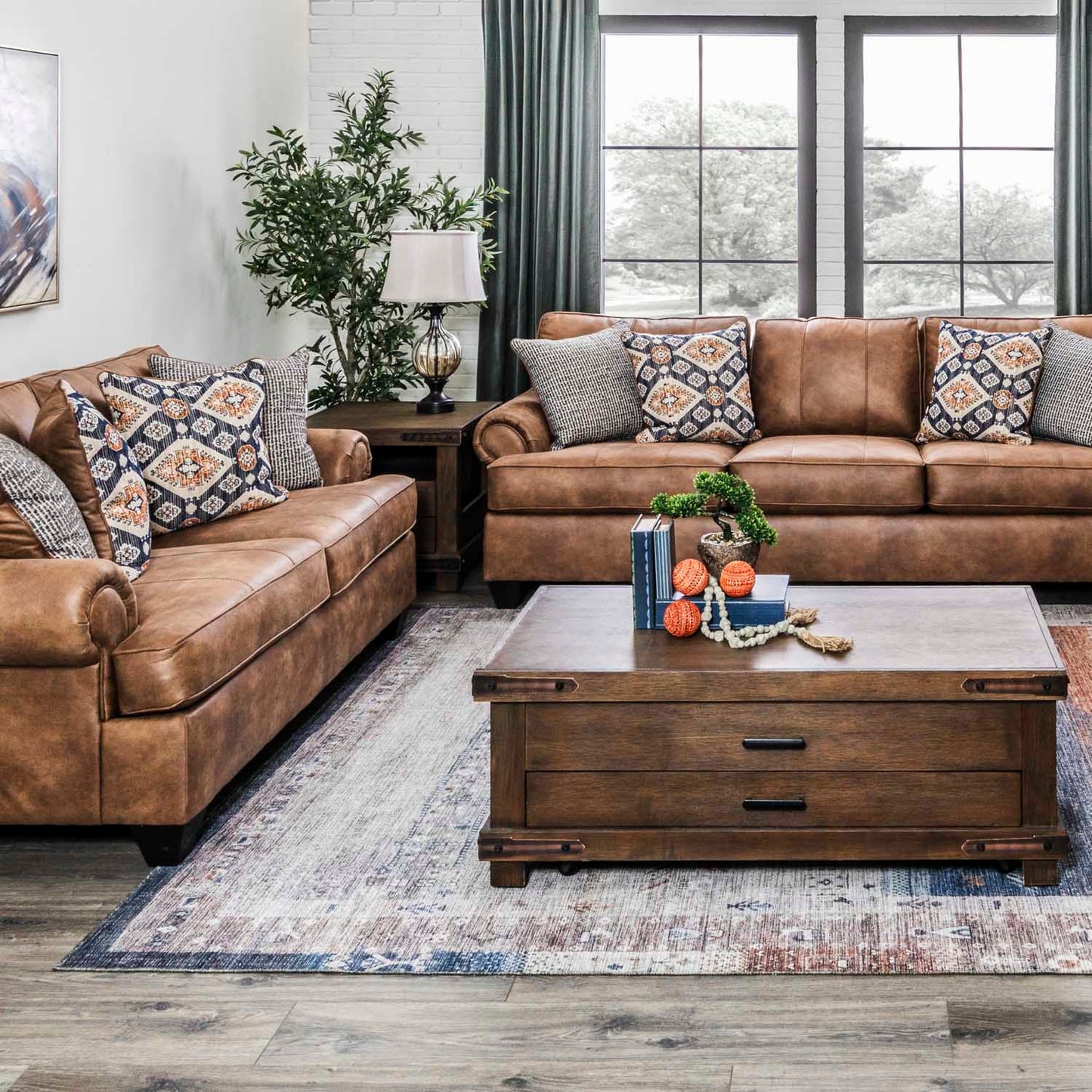 CAMRYN CAMEL LOVESEAT