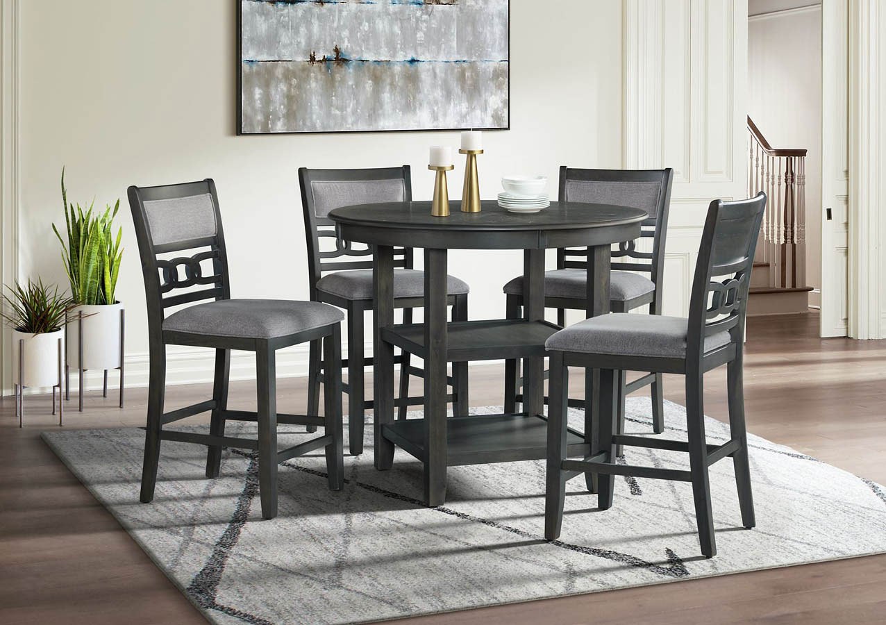 AMBER COUNTER SIDE CHAIR GREY