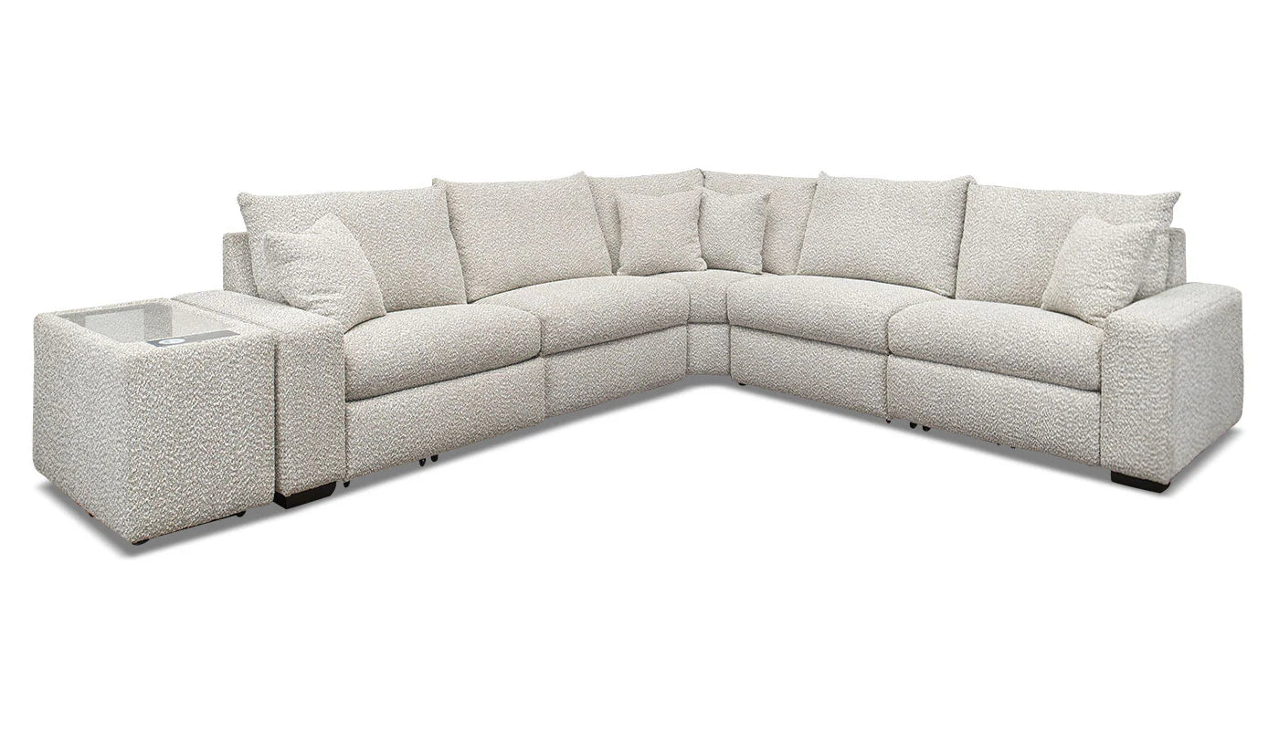 Emerson 6pc. Sectional W/Console