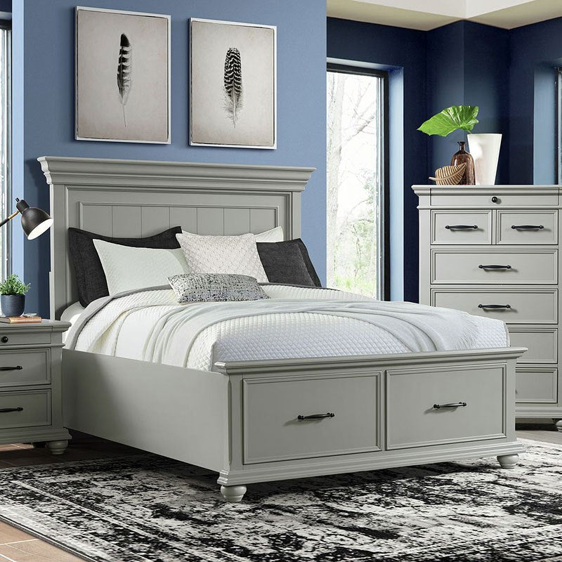 Slade White Queen Bed