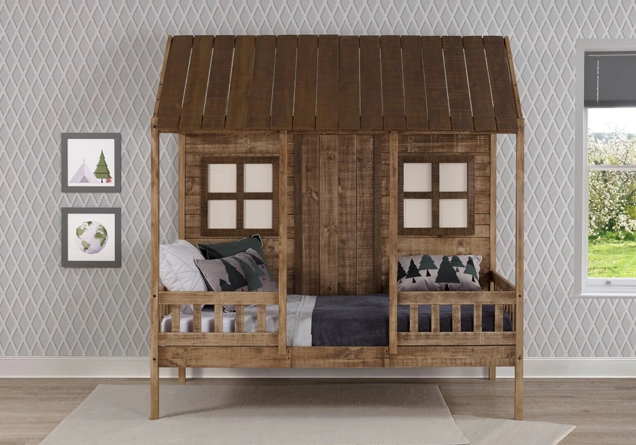 RAY TWIN FRONT PORCH BED HDBD/WALL