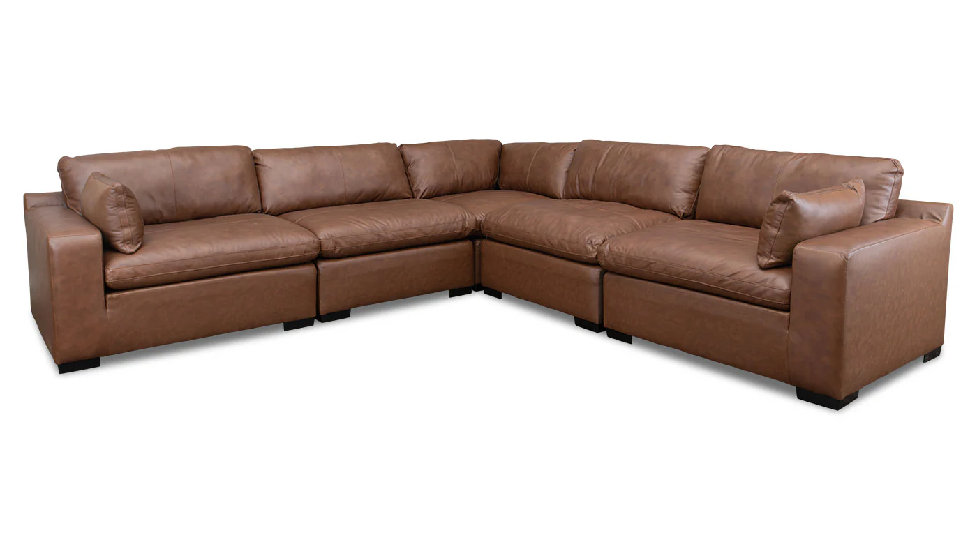 Colin Leather 5pc. Sectional
