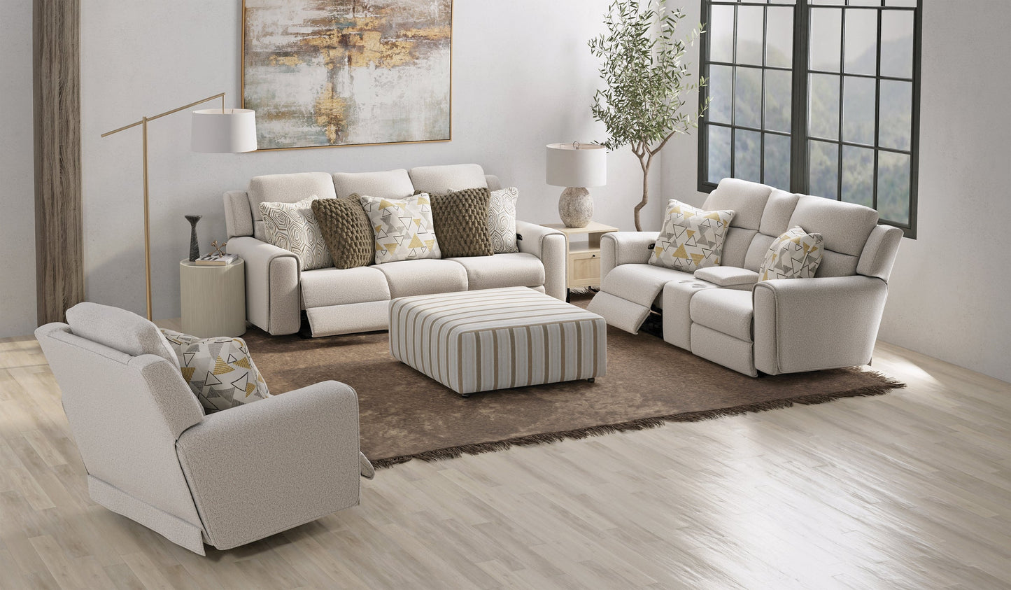 MAYA OATMEAL PWR RECLINING SOFA