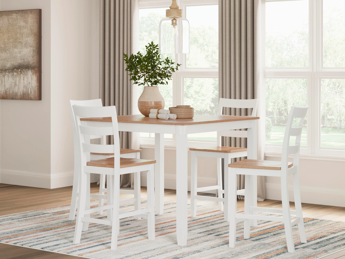 GAVIN 5PC COUNTER TABLE SET NW