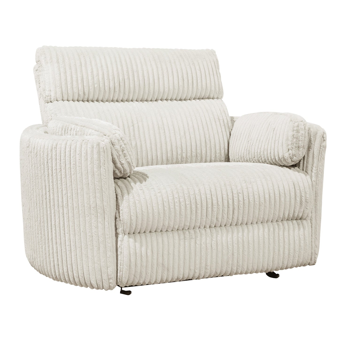 RIVER XL FLUFFY IVORY BARREL CHAIR