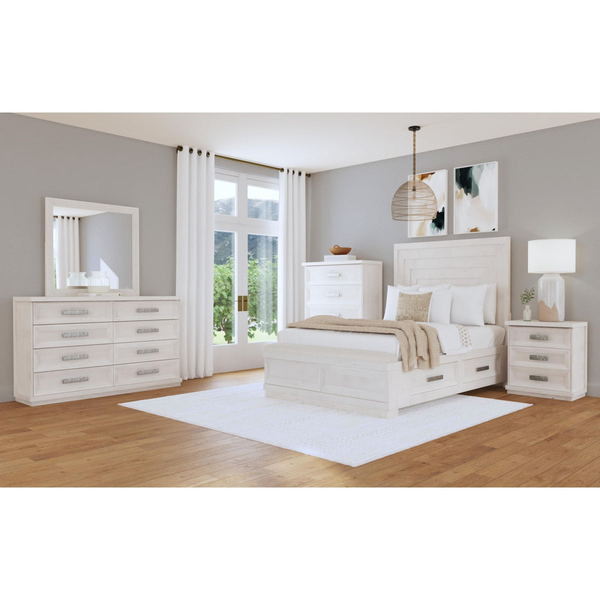 ARTIC WHITE QUEEN BED