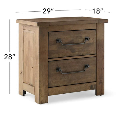 MILES NIGHTSTAND GREY USB
