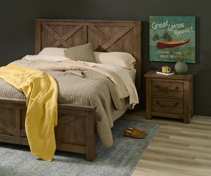 MILES NIGHTSTAND GREY USB