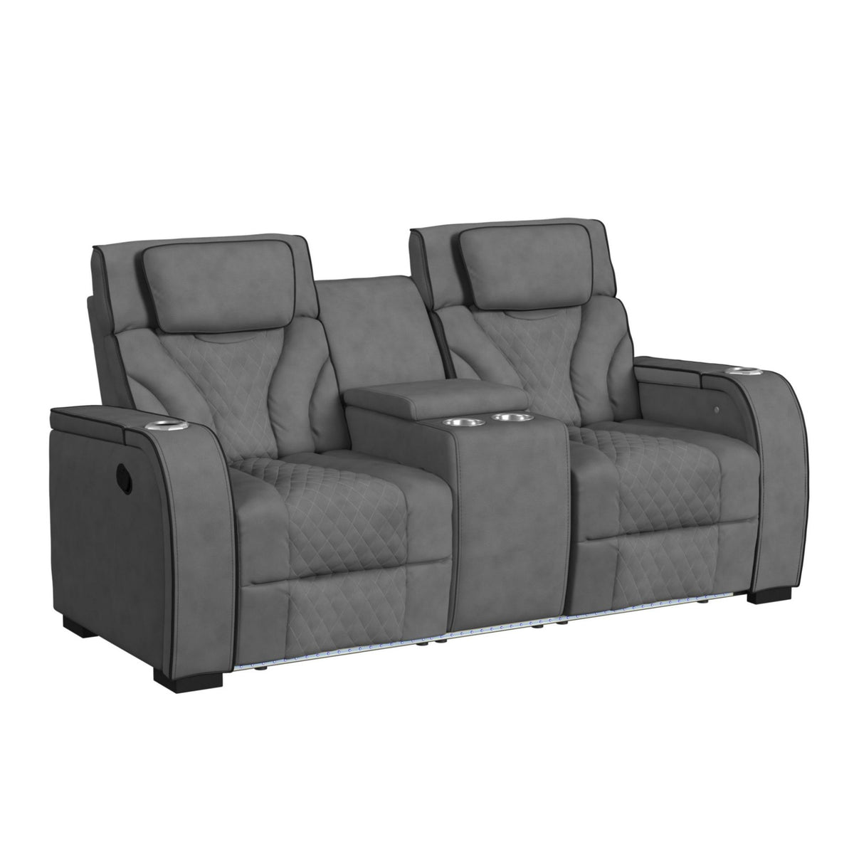 Branson Simba Slate Loveseat
