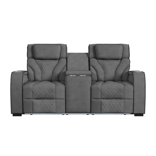 BRANSON SIMBA SLATE LOVESEAT
