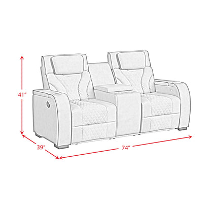 Branson Simba Slate Loveseat