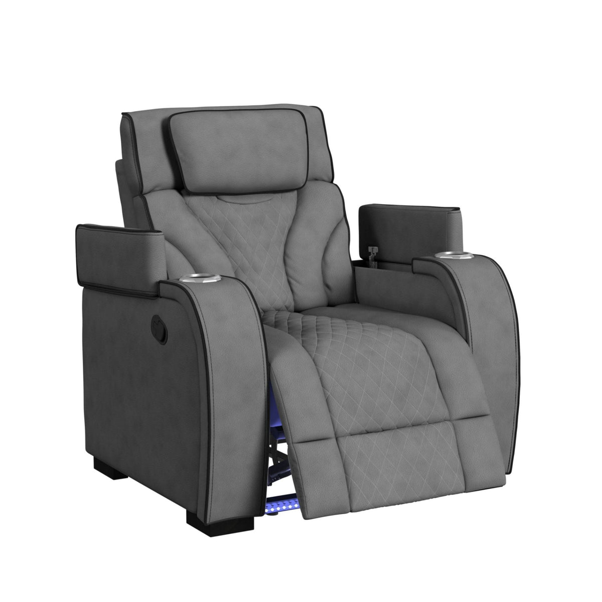 Branon Simba Slate Recliner