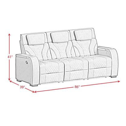 Branson Simba Slate Sofa