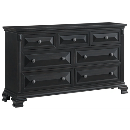 BRIANNA 7-DRAWER DRESSER BLACK