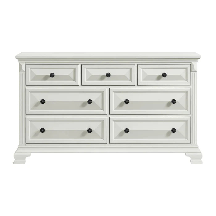 BRIANNA 7-DRAWER DRESSER WHITE