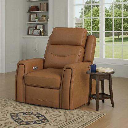 Foster P5 Brown Leather Recliner