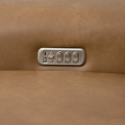 Foster P5 Brown Leather Sofa