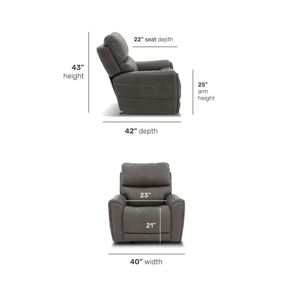 CHLOE SMOKE PWR RECLINER