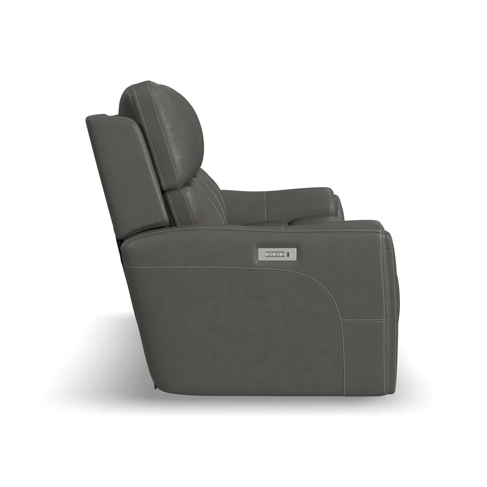 CHLOE SMOKE PWR SOFA W/ CON