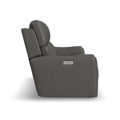 CHLOE SMOKE PWR SOFA W/ CON