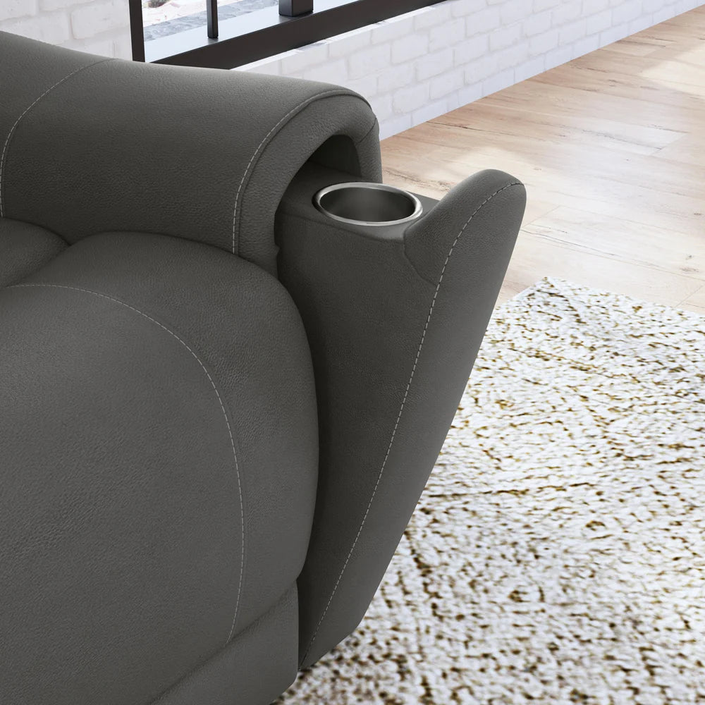 CHLOE SMOKE PWR SOFA W/ CON
