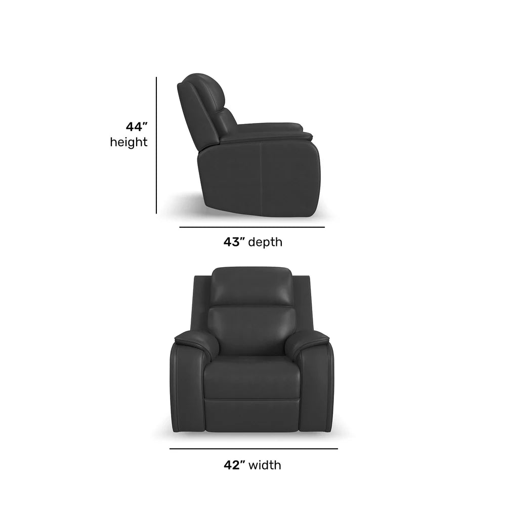 Zoey P5 Iron Leather Recliner