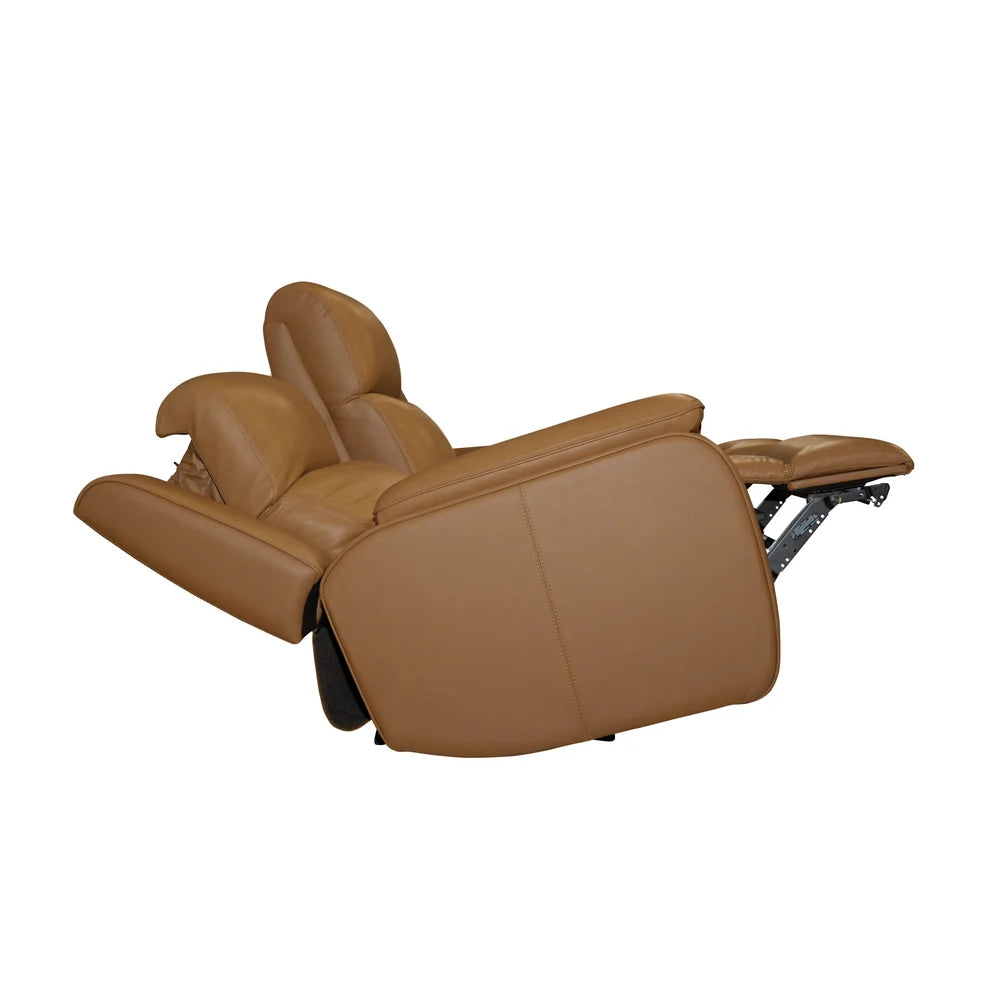 Zoey P5 Camel Leather Sofa
