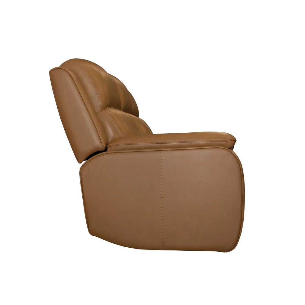 Zoey P5 Camel Leather Sofa