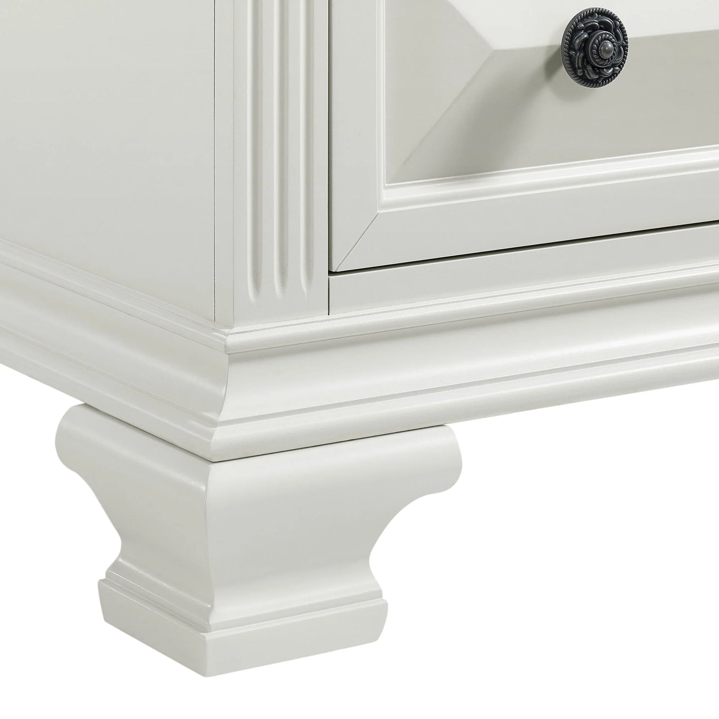 BRIANNA 2-DRAWER NIGHTSTAND WHITE