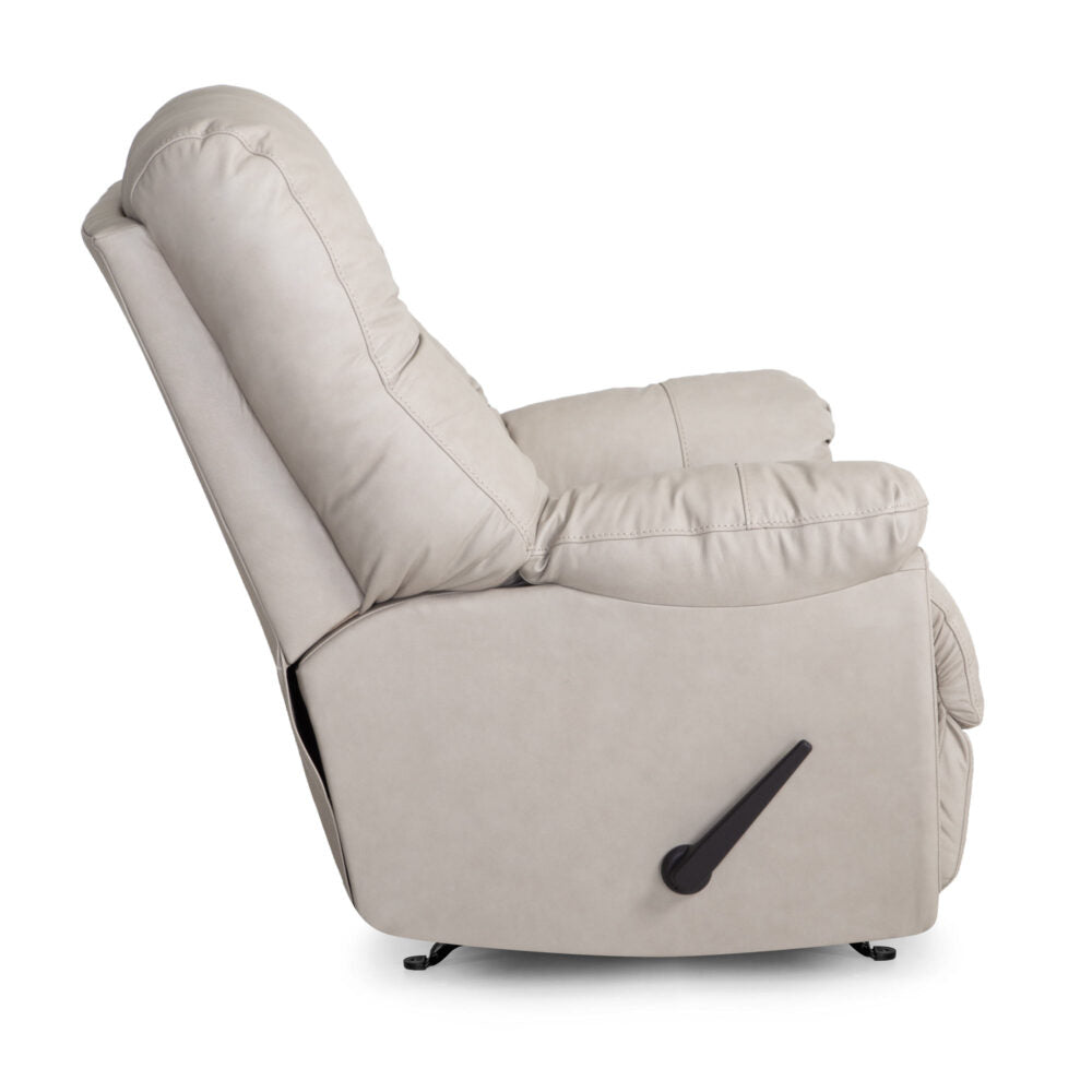 TRINITY TAUPE LEATHER RECLINER