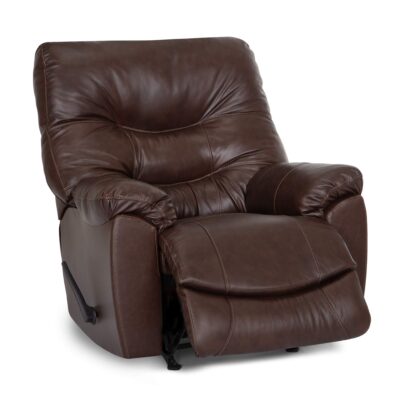 TRINITY BROWN LEATHER RECLINER