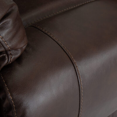 TRINITY BROWN LEATHER RECLINER