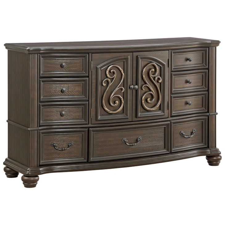 BARRETT 7 DRAWER DRESSER MAHOGANY