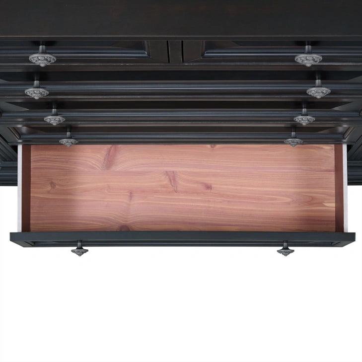 BRIANNA 6-DRAWER CHEST BLACK