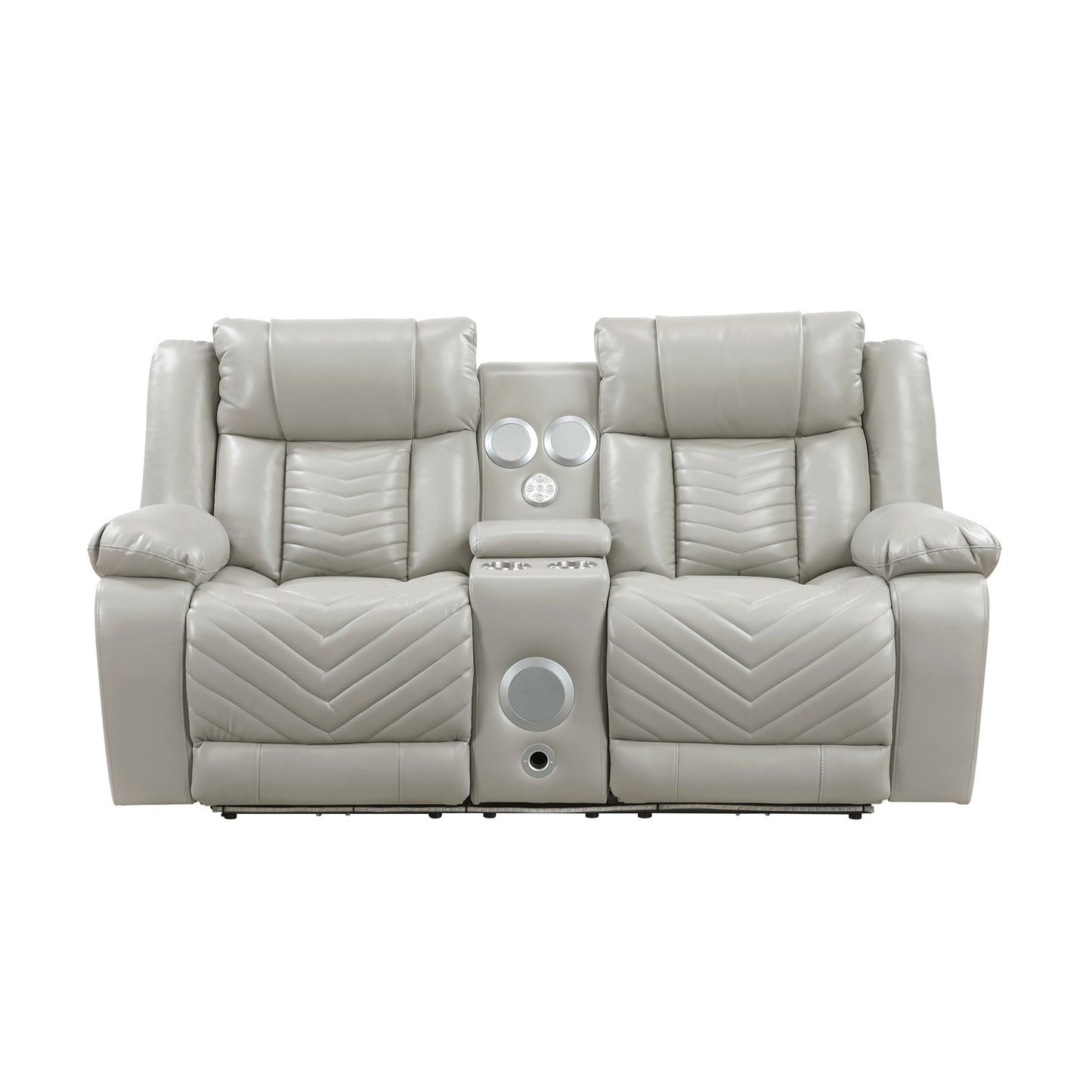 OWEN GREY LT P1 RECLINING LOVESEAT