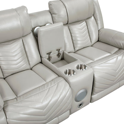 OWEN GREY LT P1 RECLINING LOVESEAT