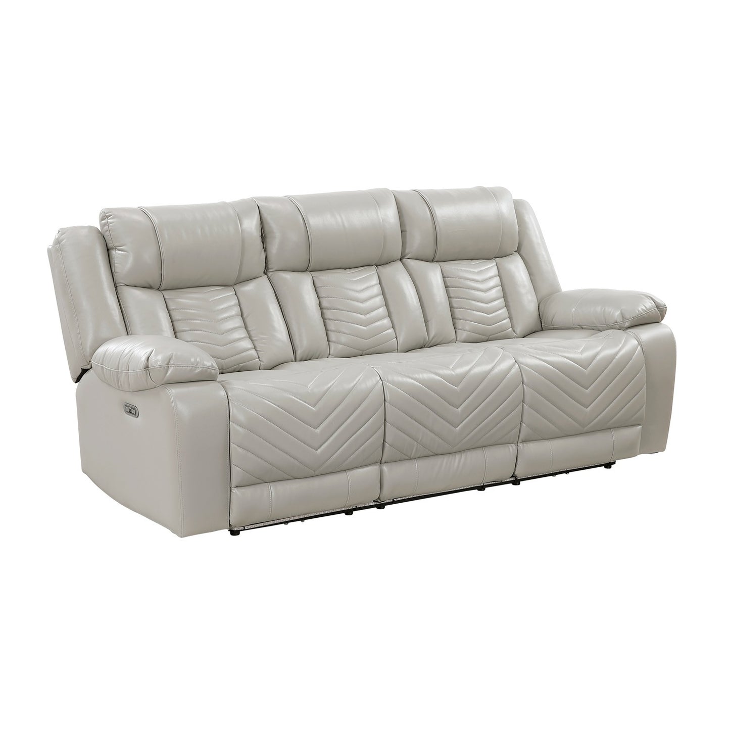 OWEN GREY LT P1 RECLINING SOFA