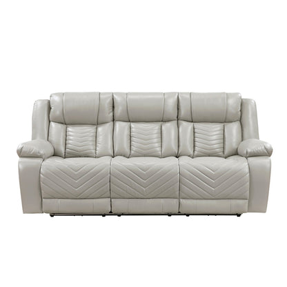 OWEN GREY LT P1 RECLINING SOFA