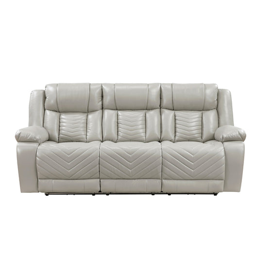 OWEN GREY LT P1 RECLINING SOFA