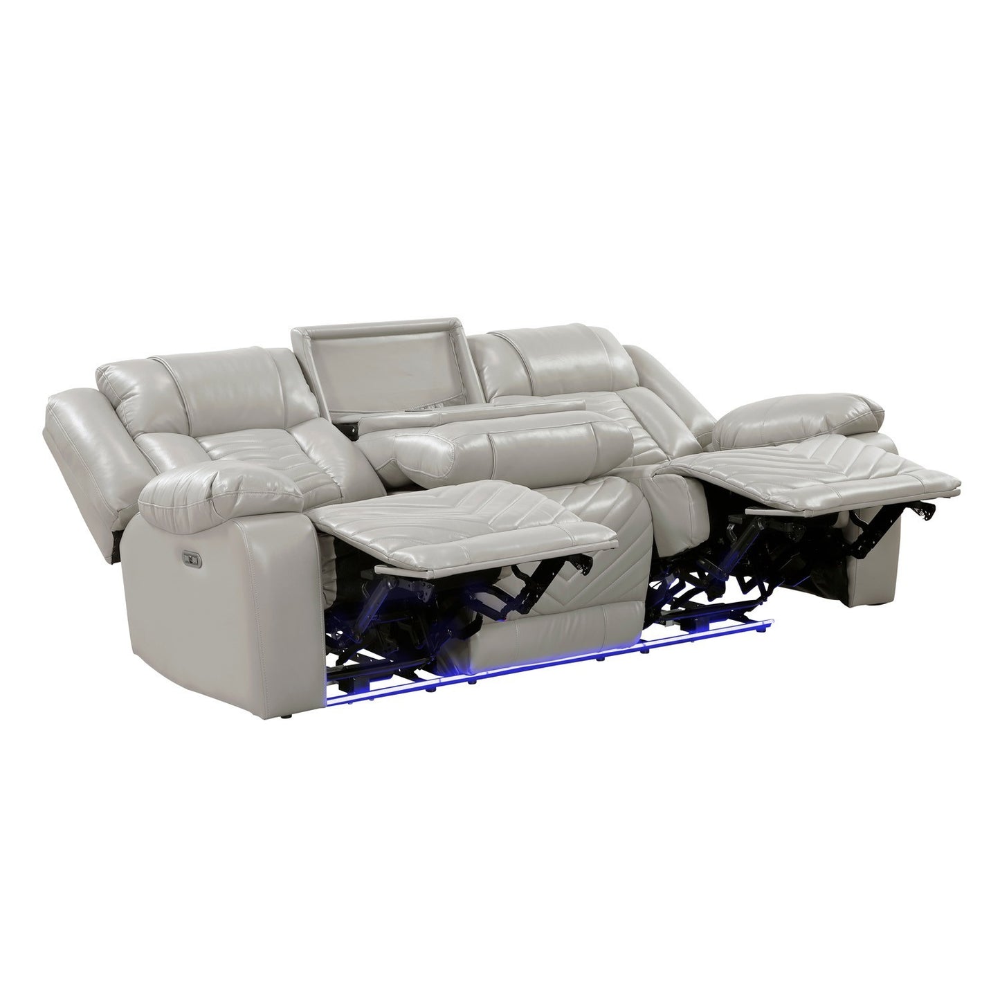 OWEN GREY LT P1 RECLINING SOFA