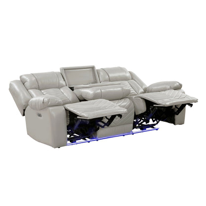 OWEN GREY LT P1 RECLINING SOFA