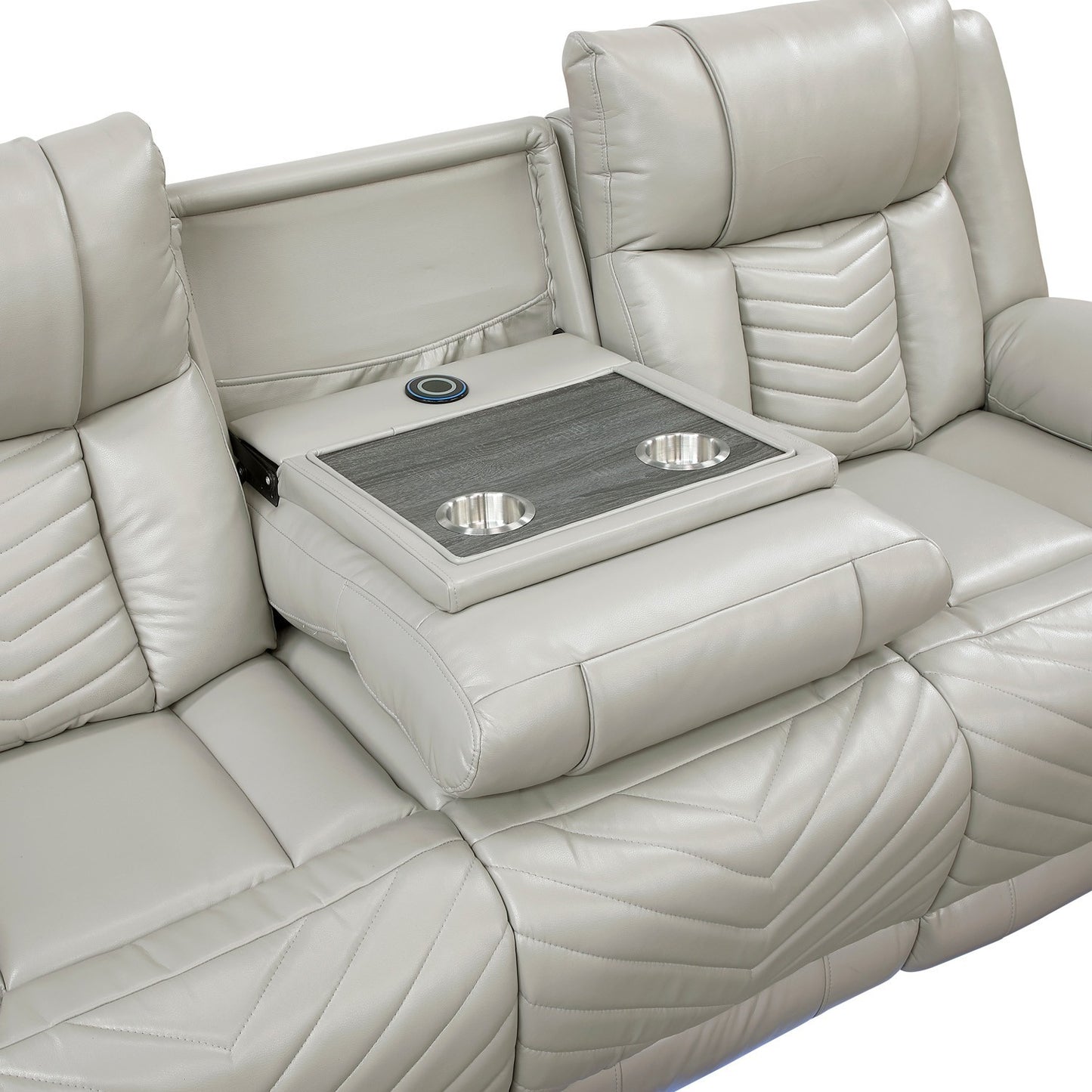 OWEN GREY LT P1 RECLINING SOFA