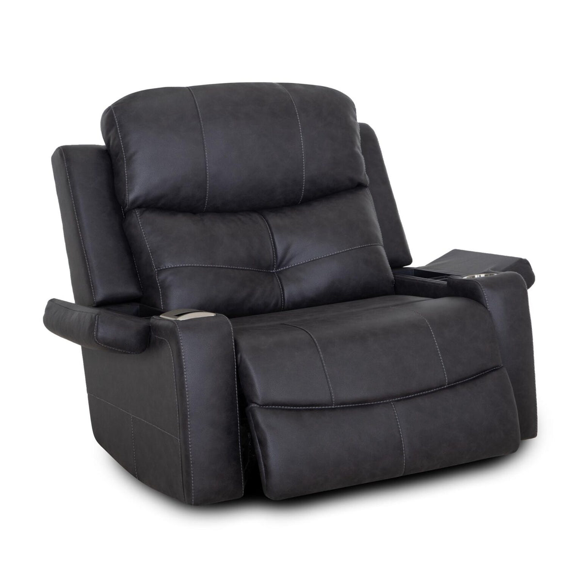 ADDISON OVERSIZED RECLINER CHARCOAL