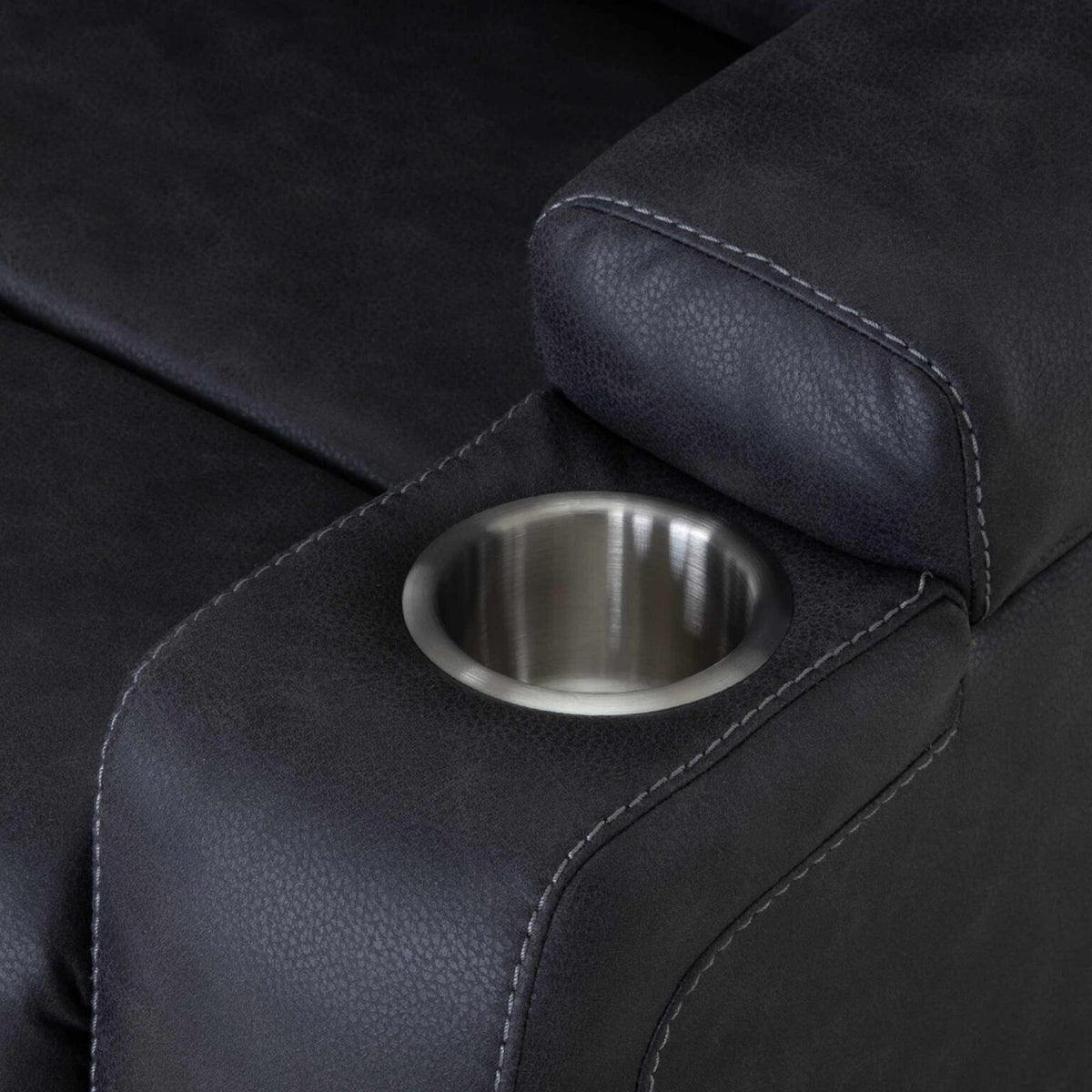 ADDISON OVERSIZED RECLINER CHARCOAL