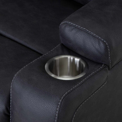 ADDISON OVERSIZED RECLINER CHARCOAL