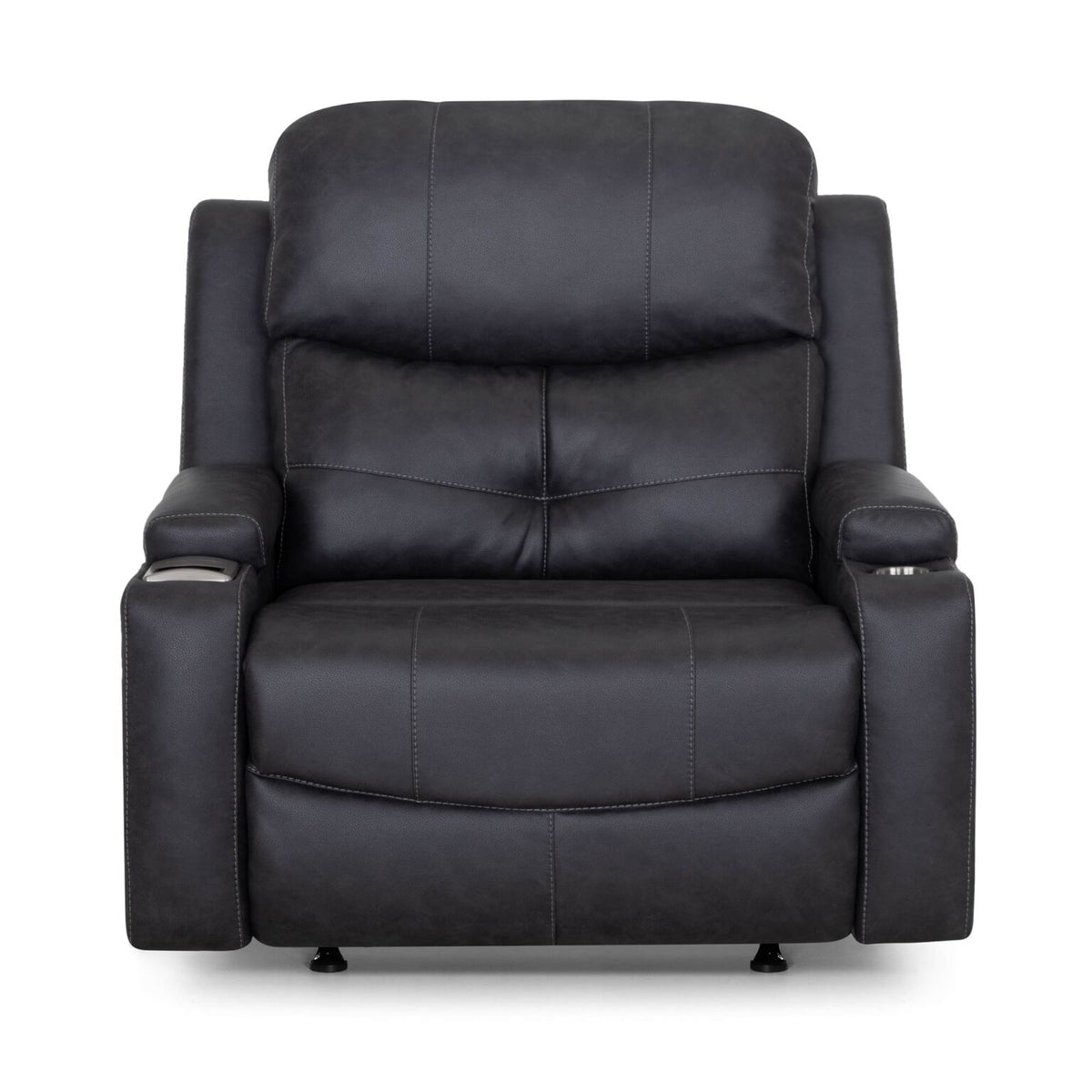 ADDISON OVERSIZED RECLINER CHARCOAL