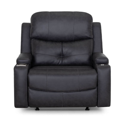 ADDISON OVERSIZED RECLINER CHARCOAL