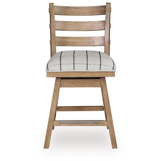 RACHEL UPH SWIVEL BARSTOOL