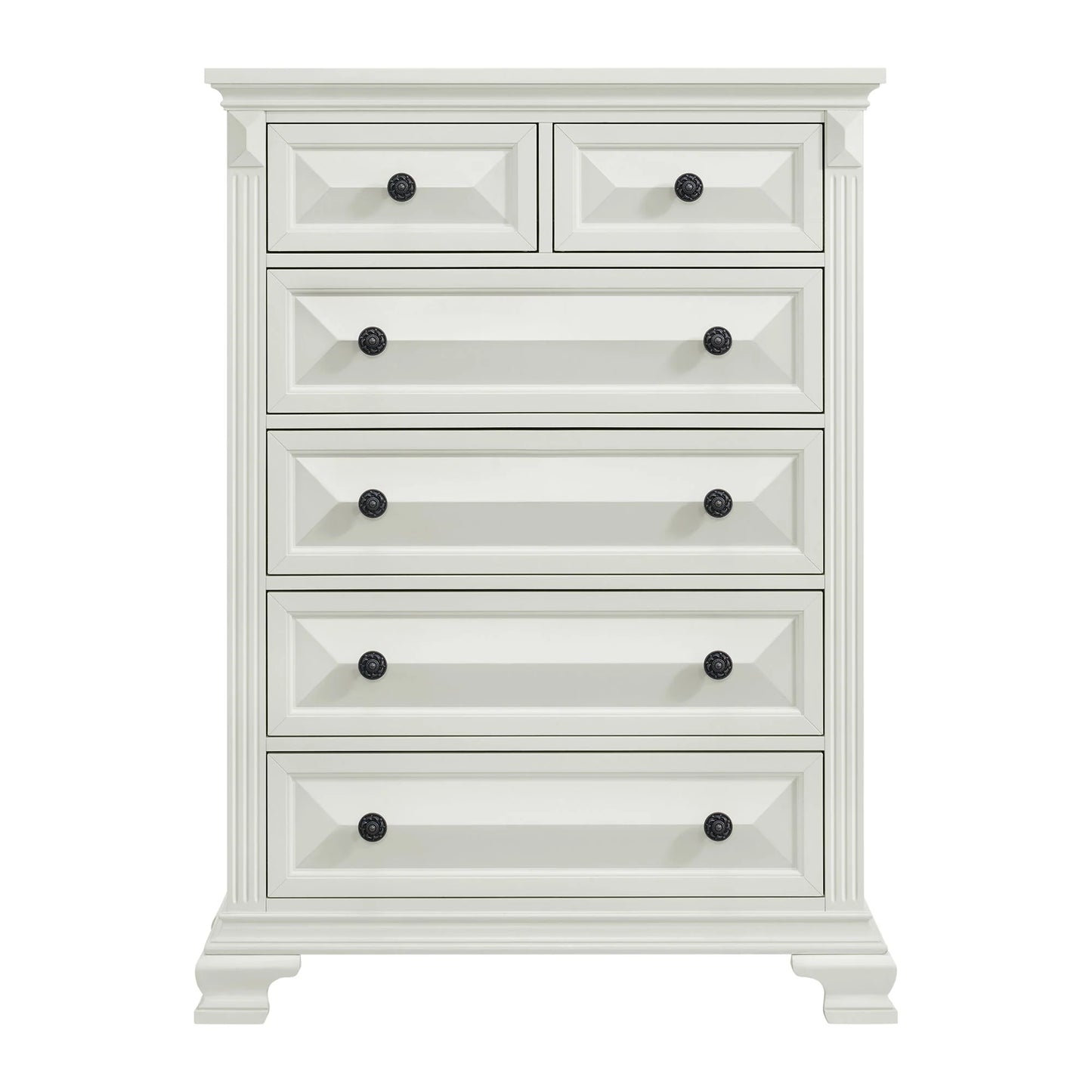BRIANNA 6-DRAWER CHEST WHITE