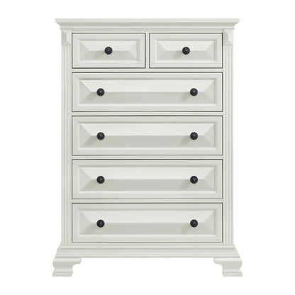 BRIANNA 6-DRAWER CHEST WHITE